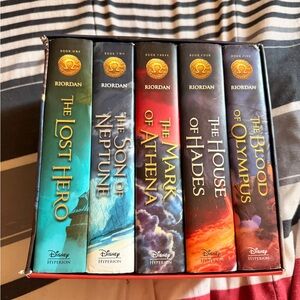 Rick Riordan Heroes of Olympus Hardcover Box Set - Multi-Color
